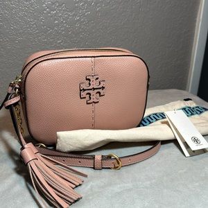 👛 McGraw Camera Bag, Tory Burch, like new